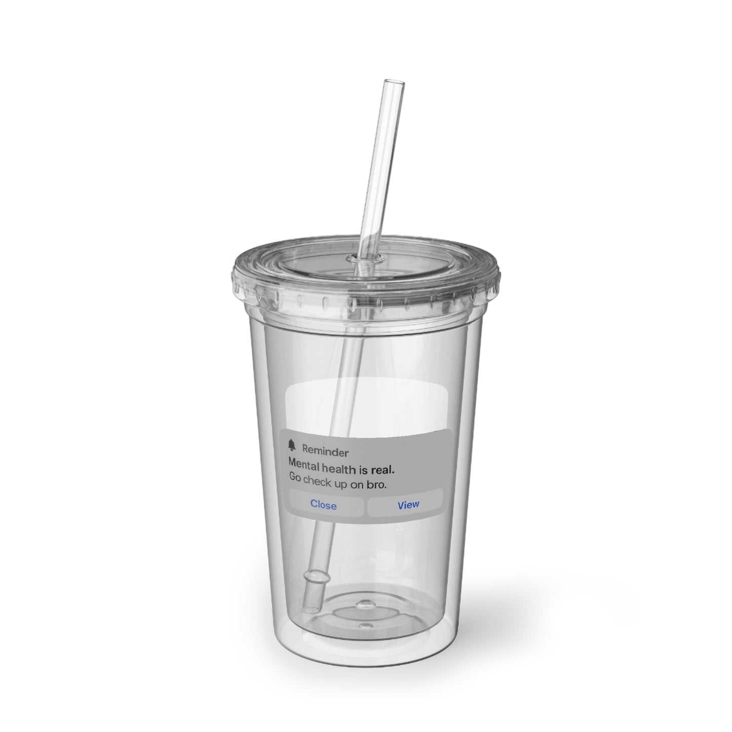 Suave Acrylic Cup with Motivational Message, Reusable Travel Mug, Perfect for Home and Office, Thoughtful Gift for Friends, [...]