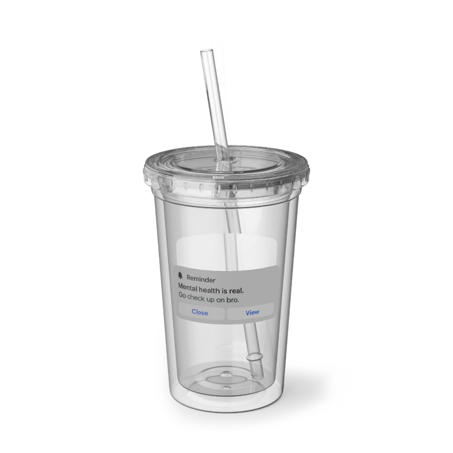 Suave Acrylic Cup with Motivational Message, Reusable Travel Mug, Perfect for Home and Office, Thoughtful Gift for Friends, [...]