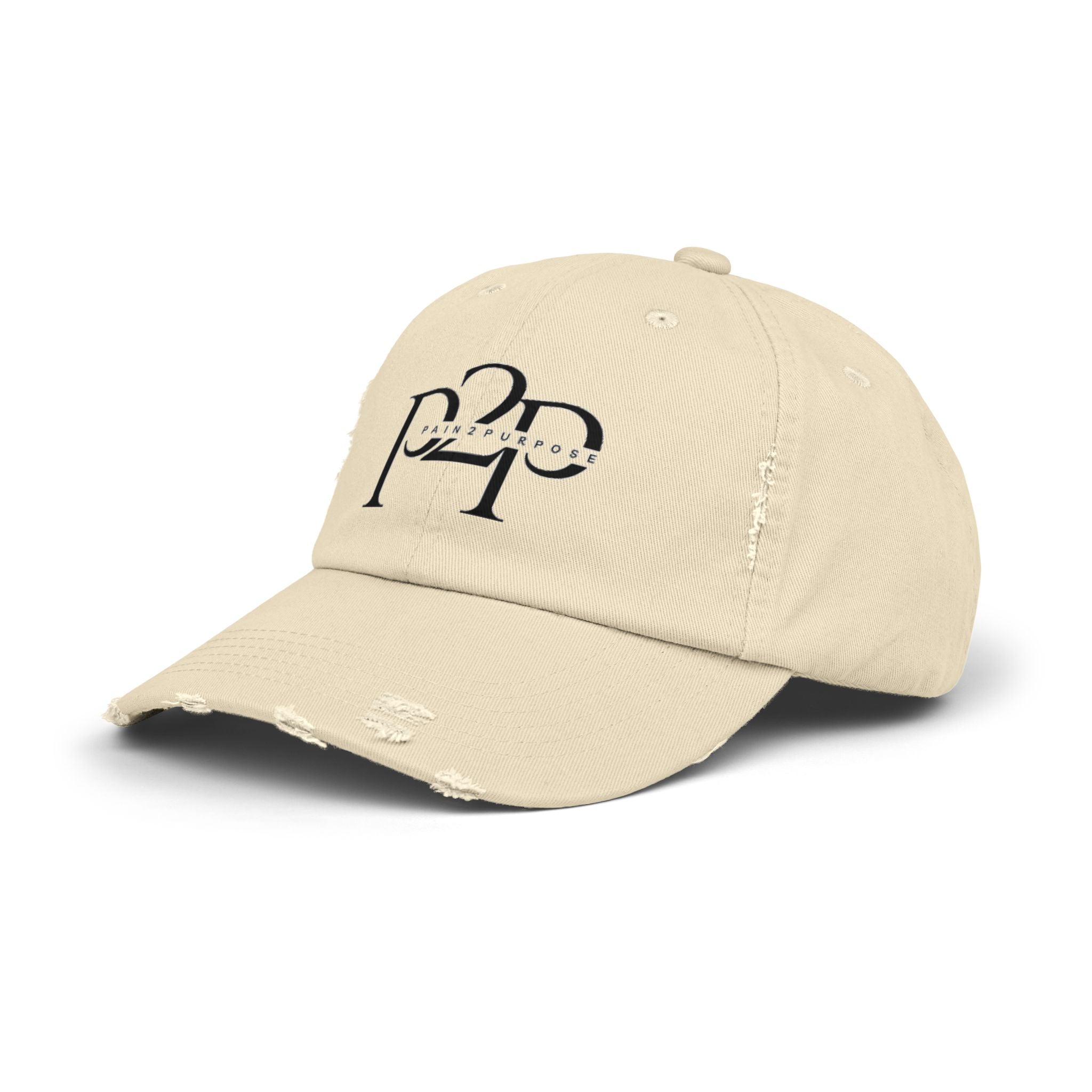 Pain2Purpose Distressed Cap – “P2P Signature” Edition