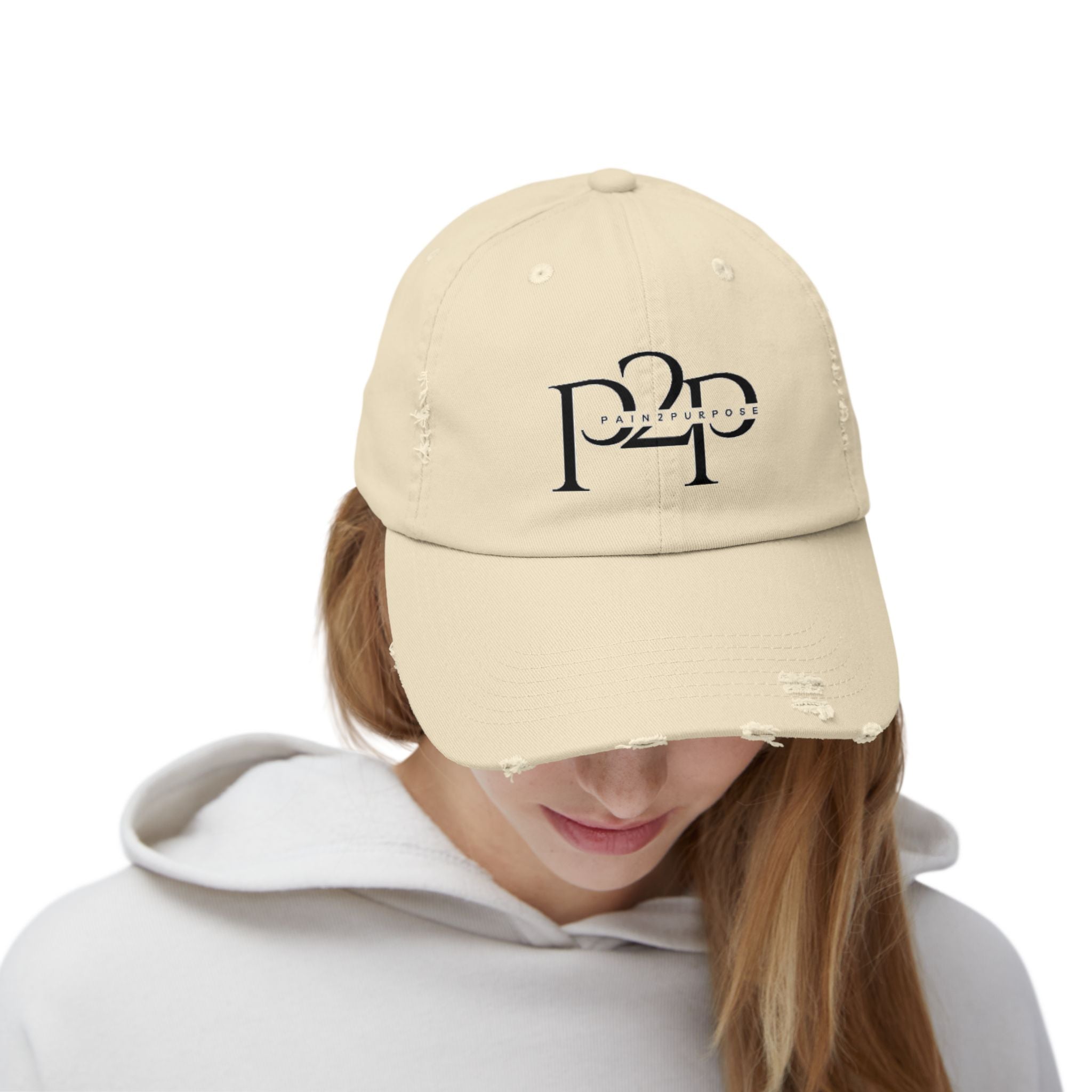 Pain2Purpose Distressed Cap – “P2P Signature” Edition